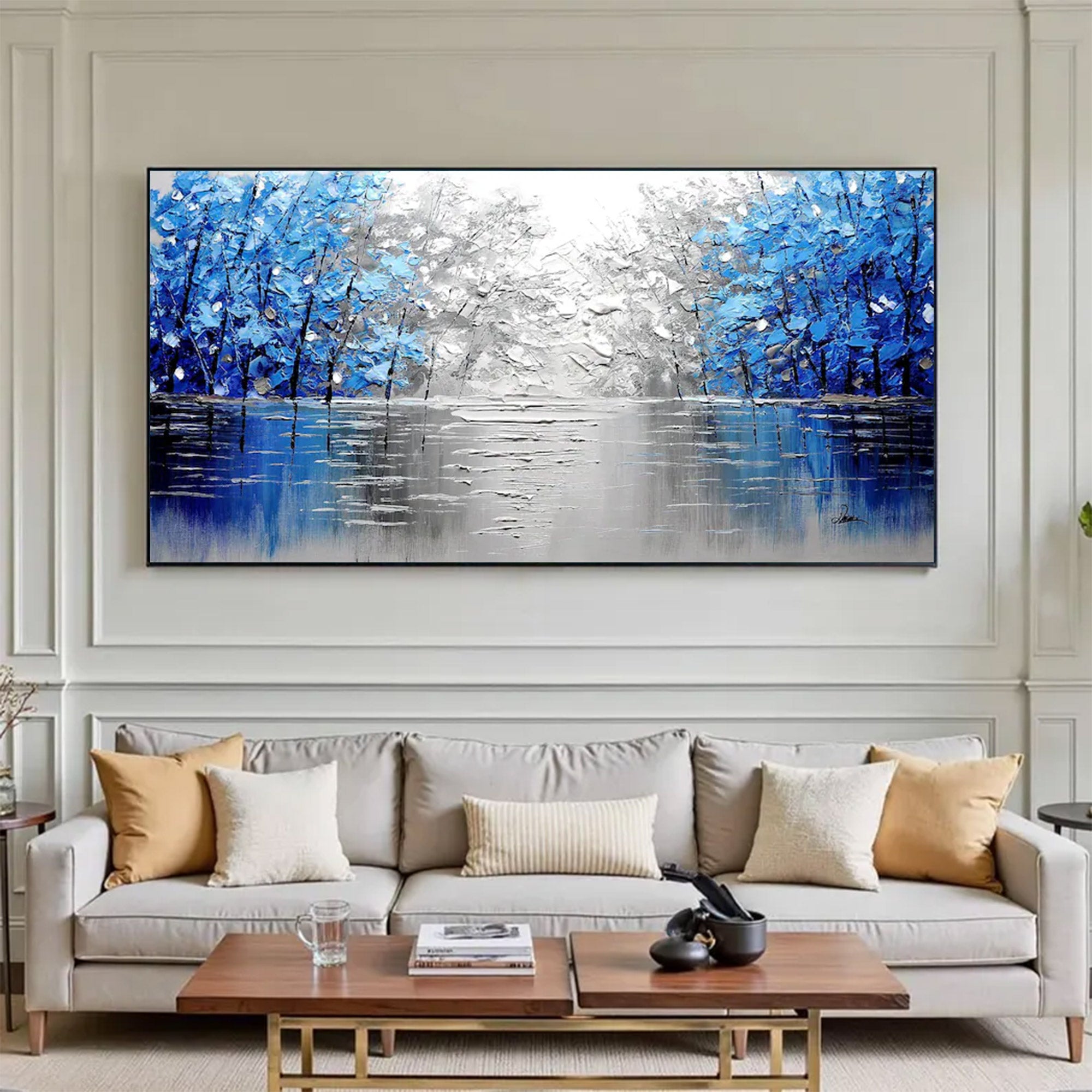 Large Contemporary Abstract Energetic Art | MuroArt #WGA 037 - Image 9