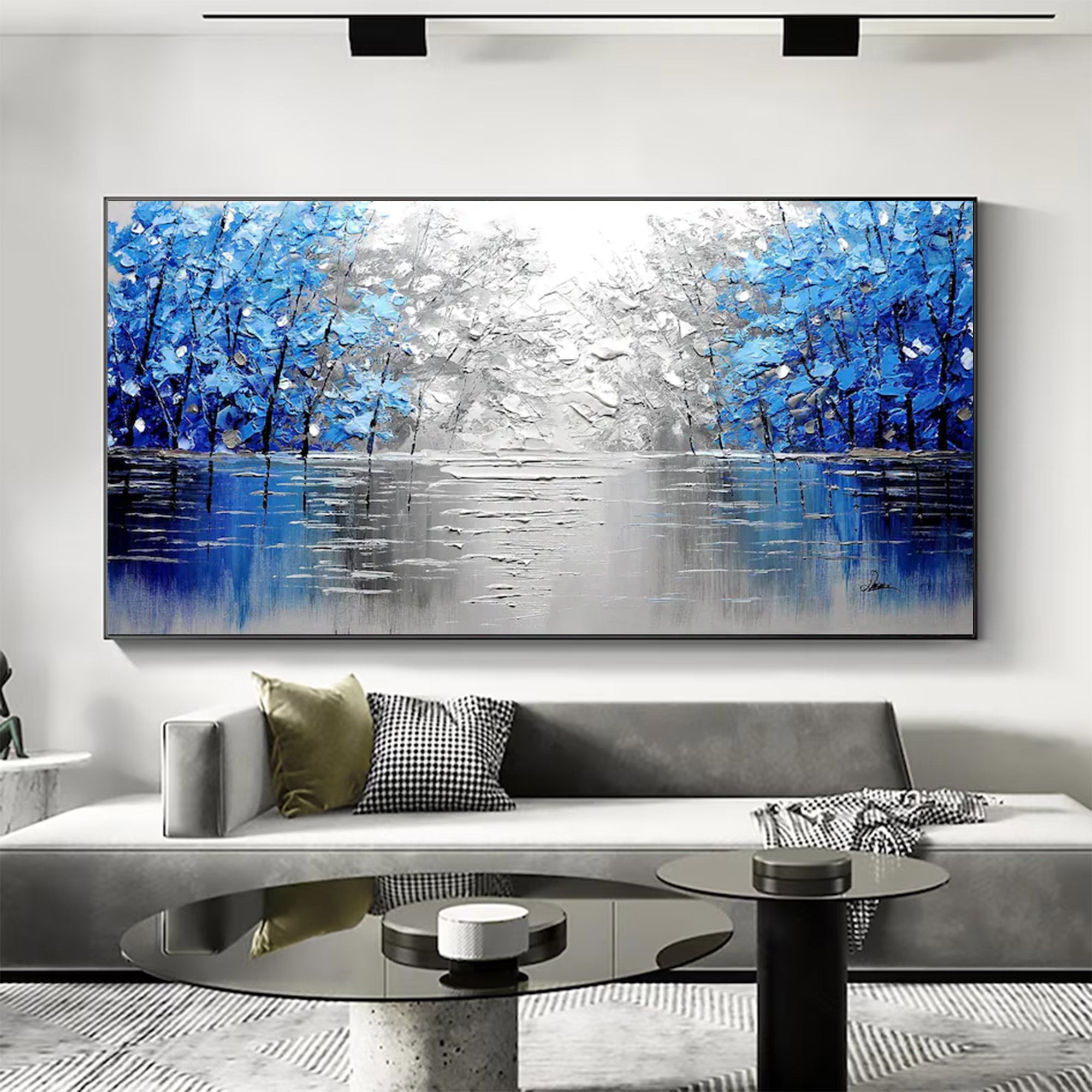 Large Contemporary Abstract Energetic Art | MuroArt #WGA 037 - Image 3