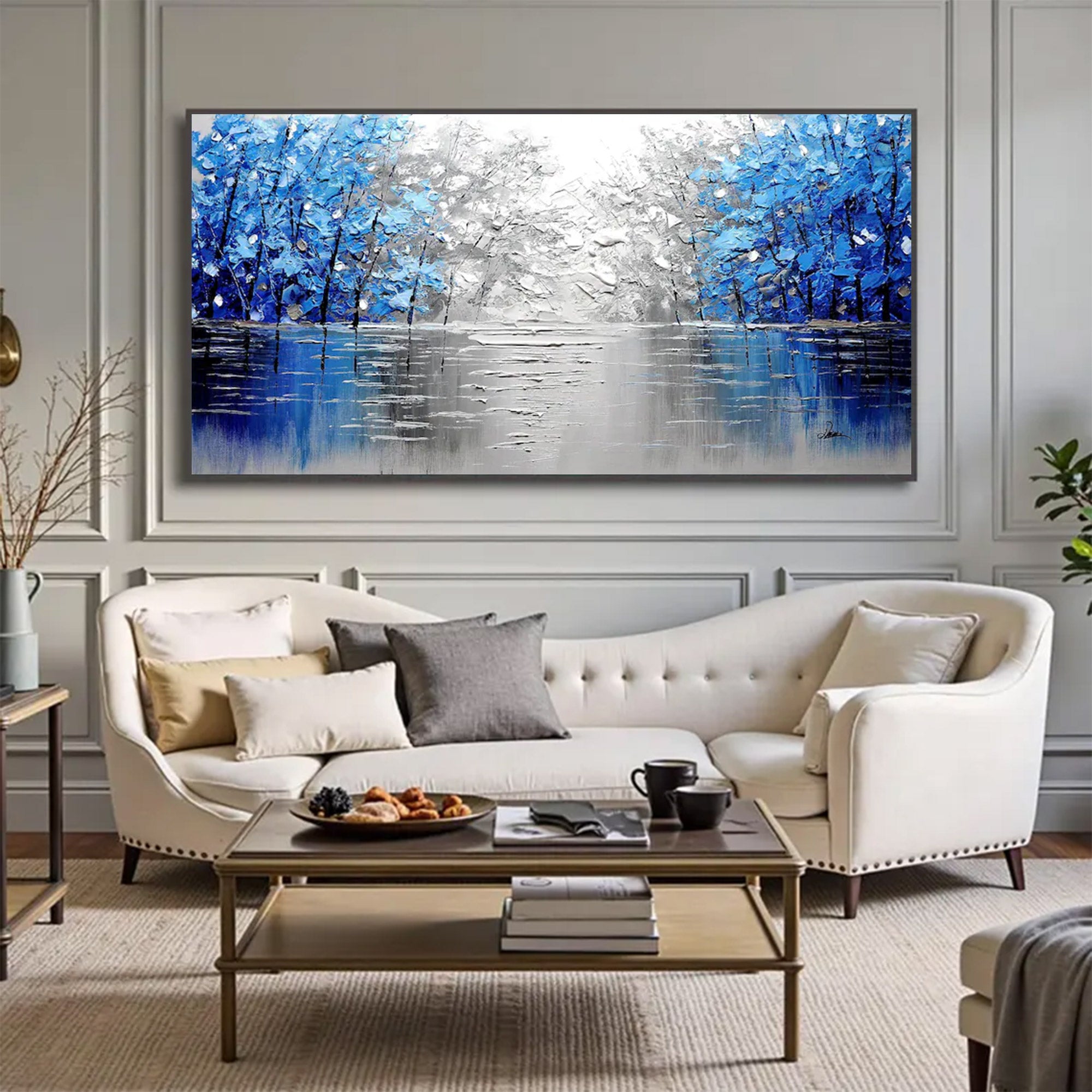 Large Contemporary Abstract Energetic Art | MuroArt #WGA 037 - Image 4