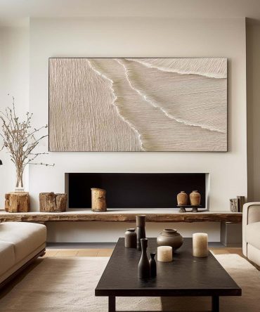 White Minimalist Painting #WM 022