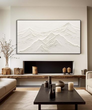 White Minimalist Painting #WM 028