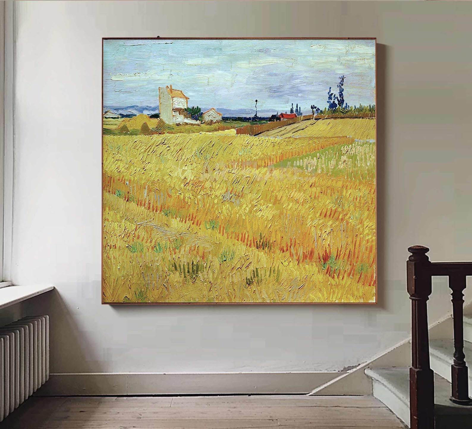 Wheat Fields, Vincent Van Gogh Inspired #BGA 104 - Image 4