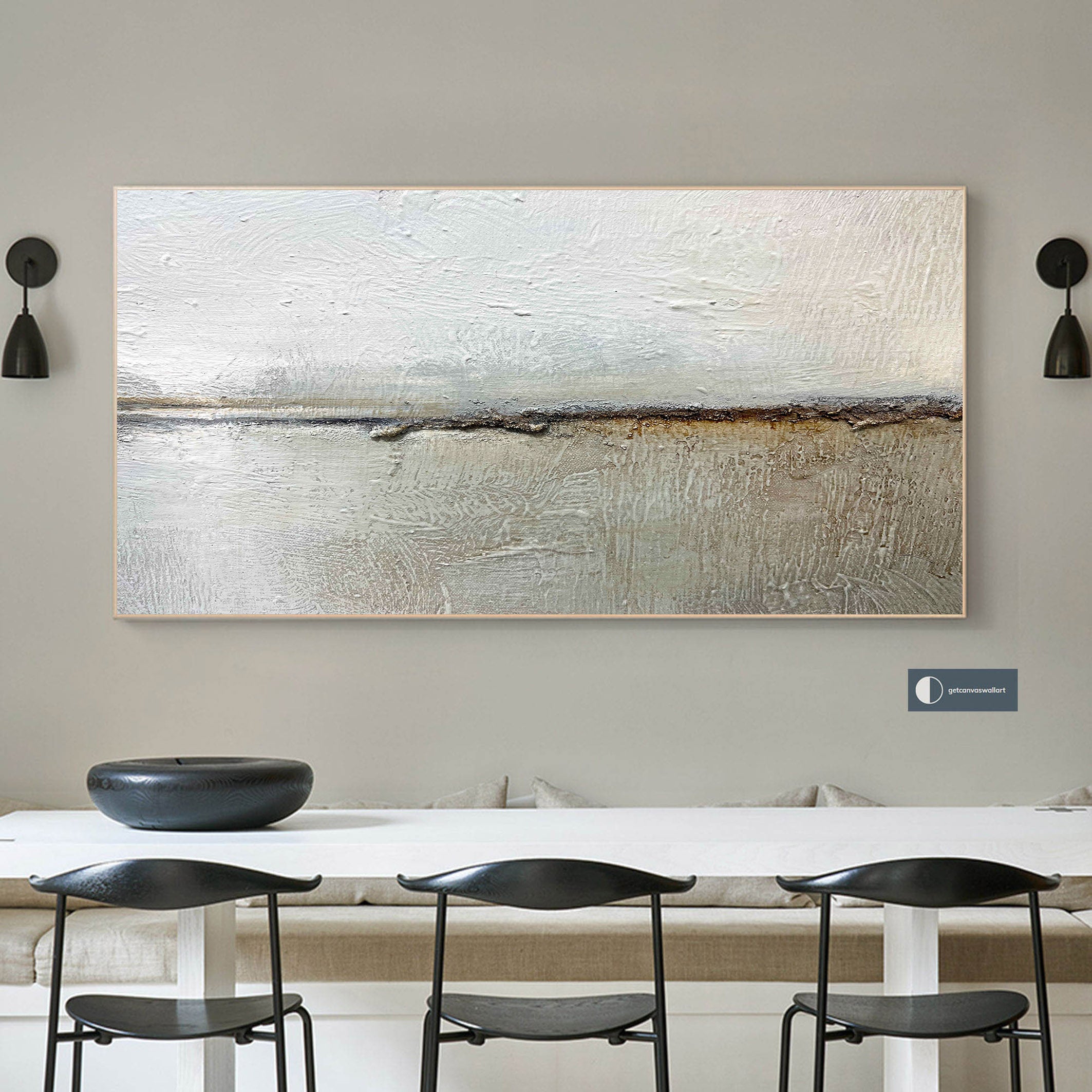 Grey Abstract Painting #GAP 009 - Image 2