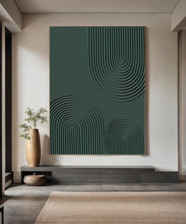Modern Geometric Abstract Art Elegant Hallway Decoration #GM 014