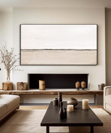 Black & White Abstract Painting #BWA 007