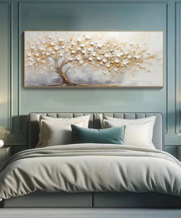 Tree of Life Wall Art with Gold Leaves #BGA 036