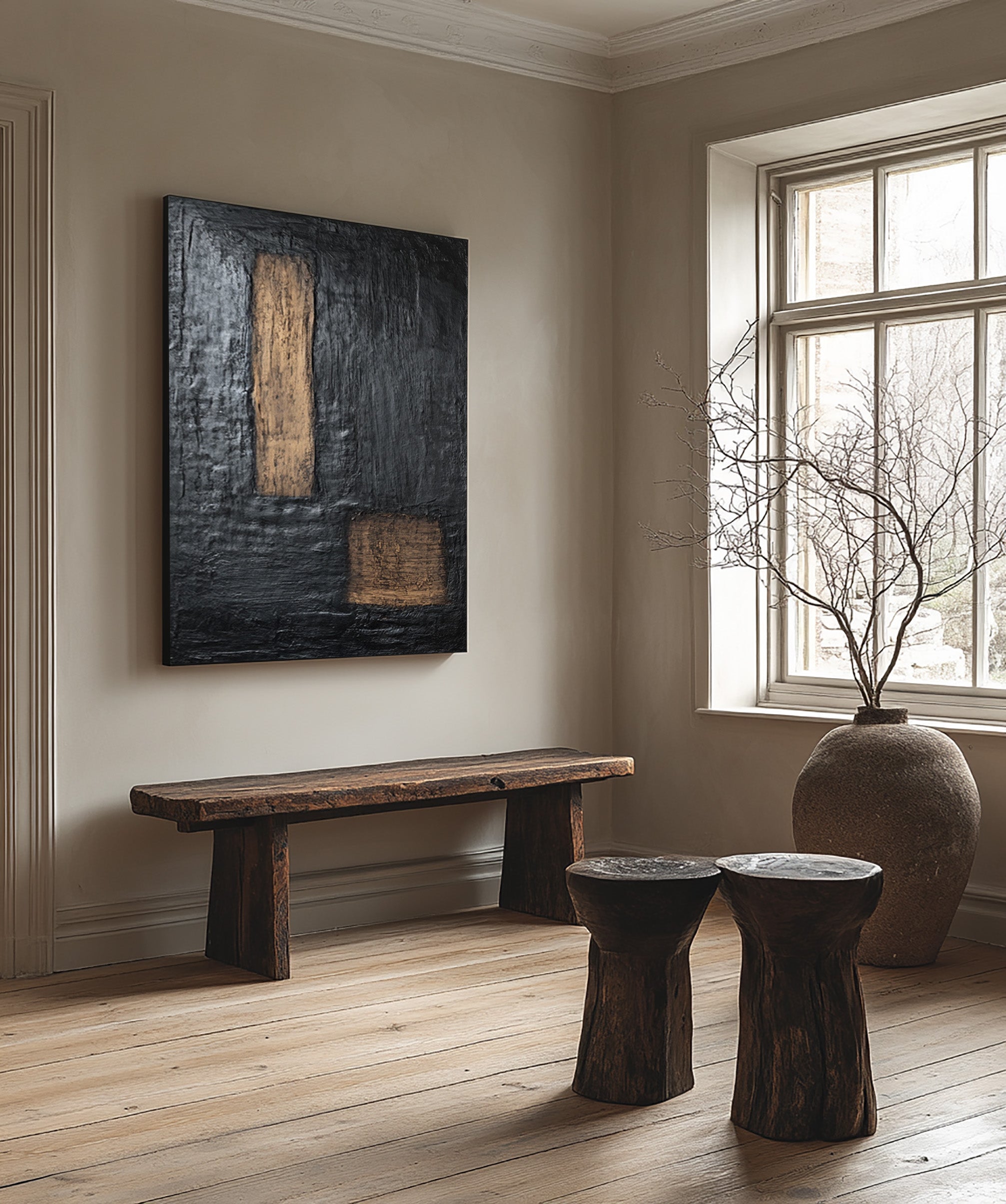 Gold and Black Artwork | Rich Textures #BBA 096 - Image 3