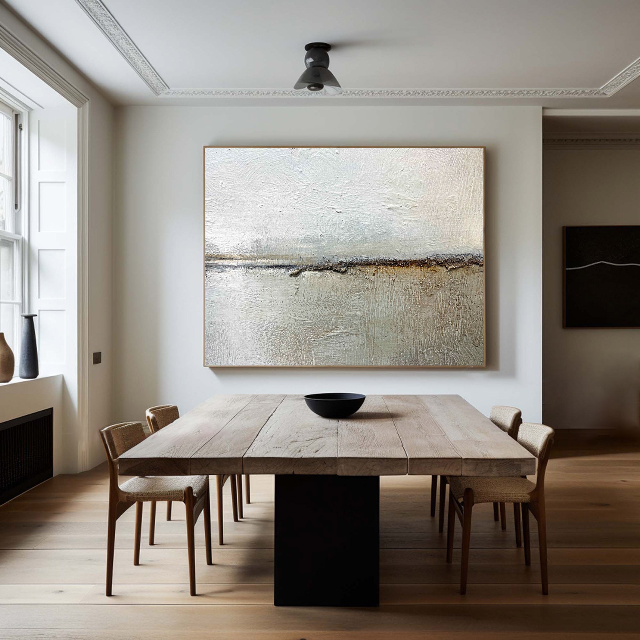 Grey Abstract Painting #GAP 009 - Image 4