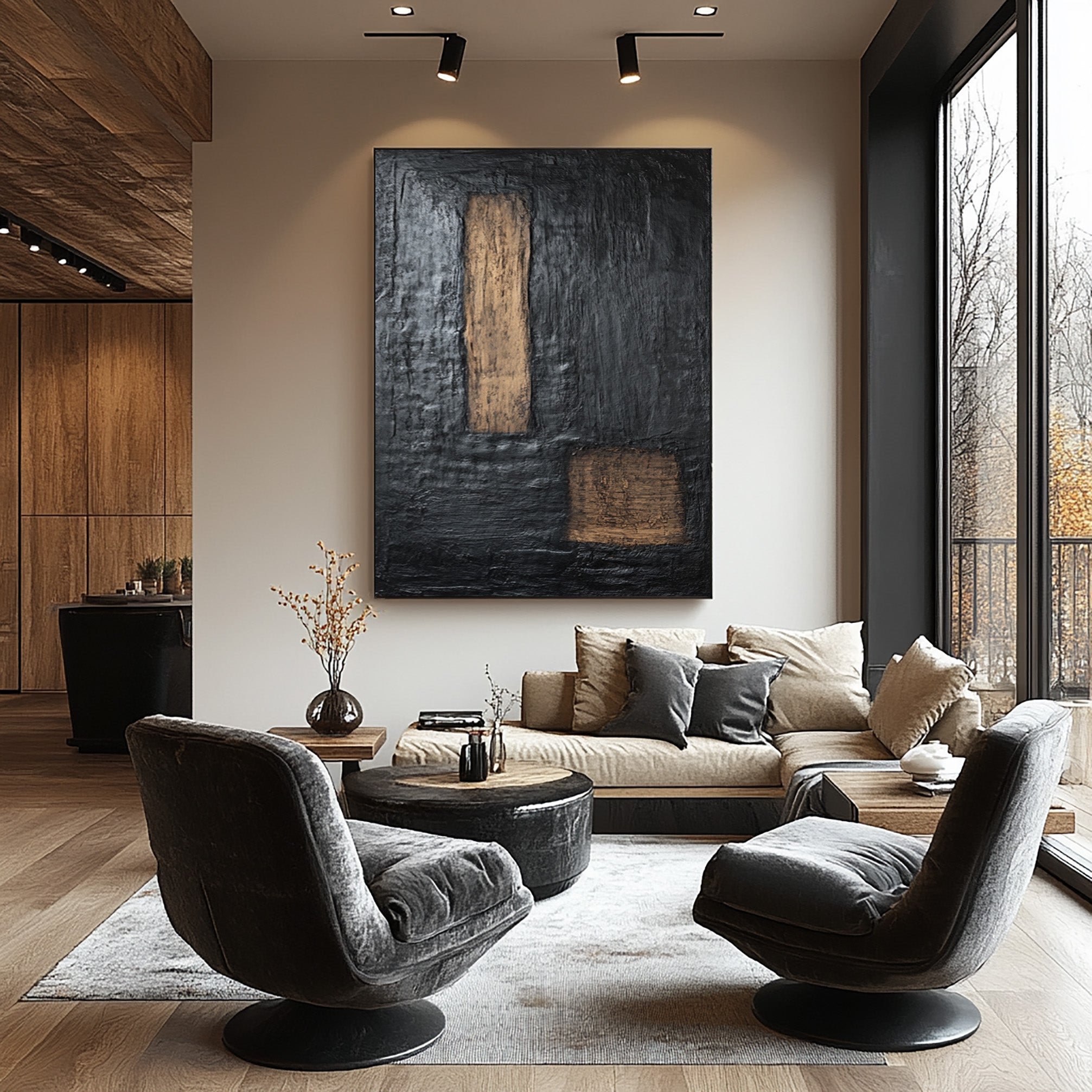 Gold and Black Artwork | Rich Textures #BBA 096 - Image 4