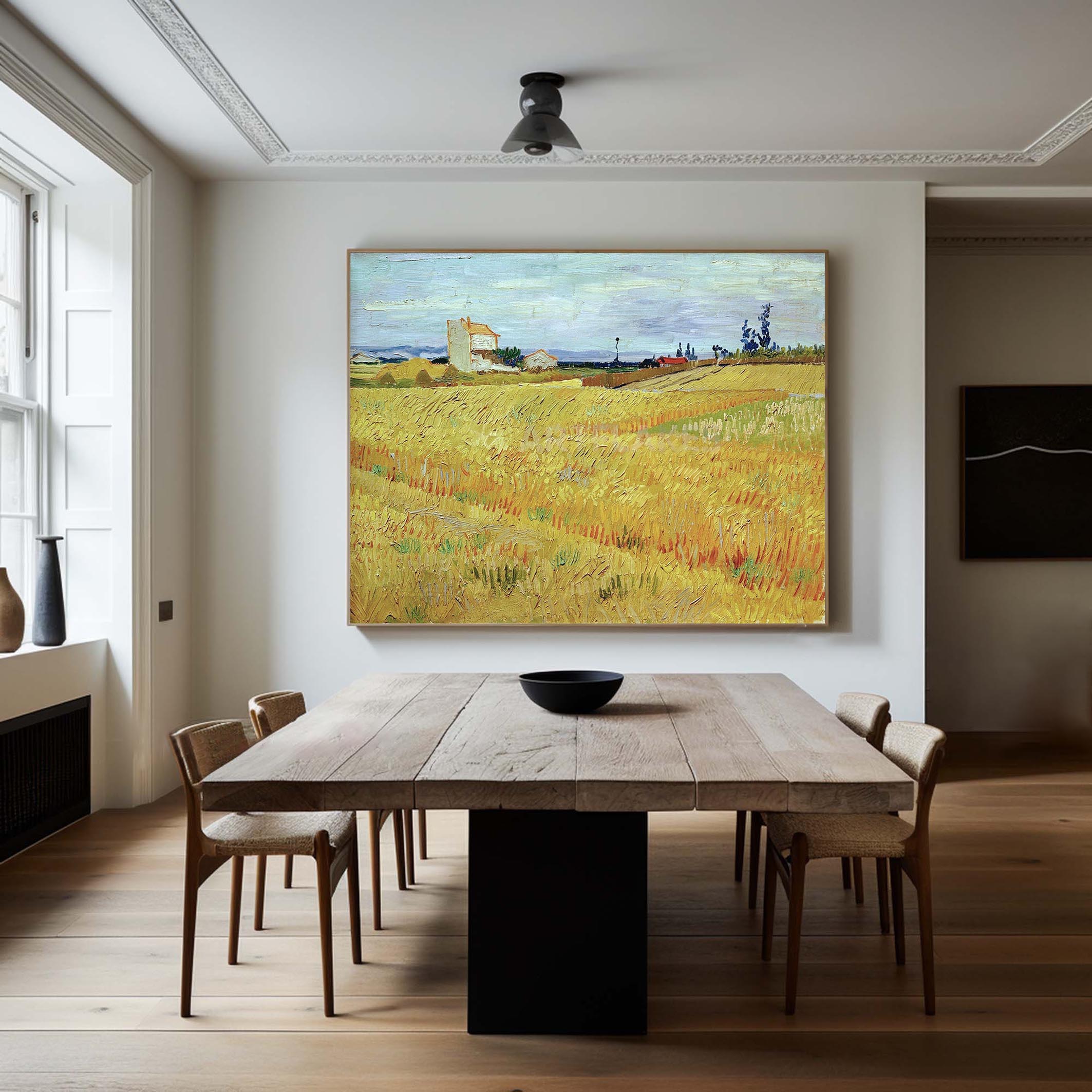 Wheat Fields, Vincent Van Gogh Inspired #BGA 104 - Image 12