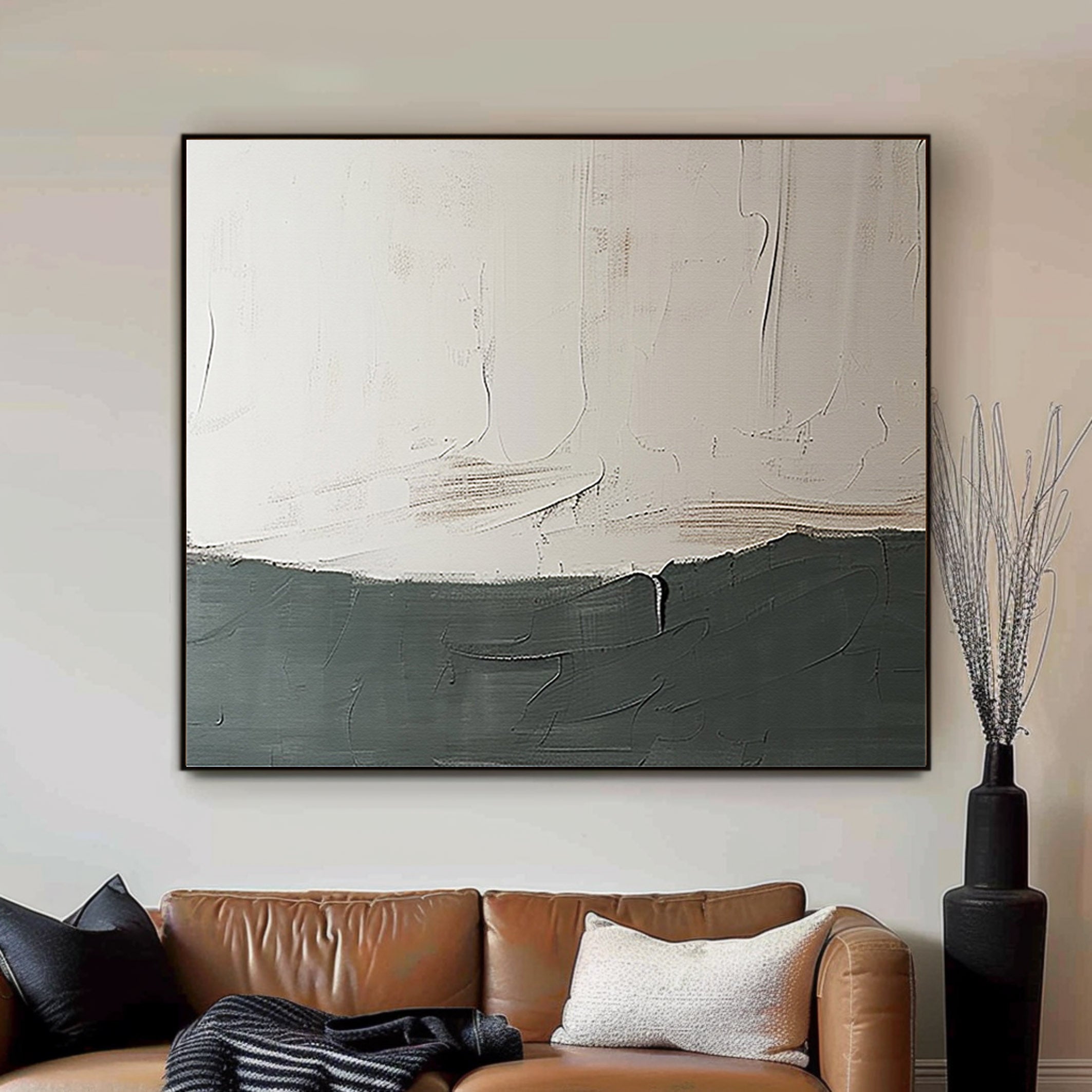 Grey Abstract Painting #GAP 002 - Image 3