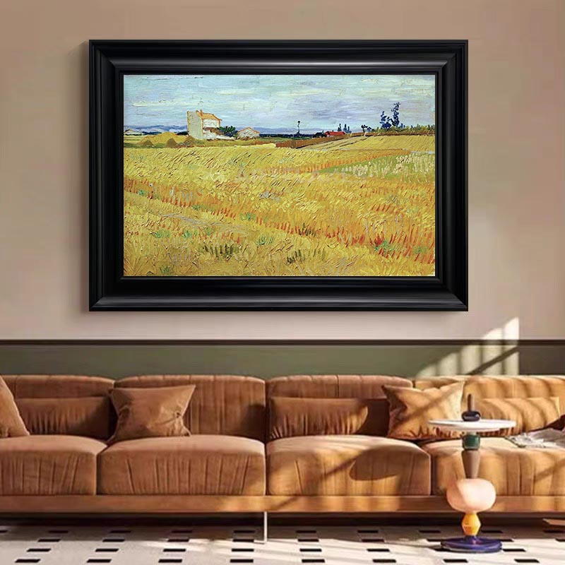 Wheat Fields, Vincent Van Gogh Inspired #BGA 104 - Image 3