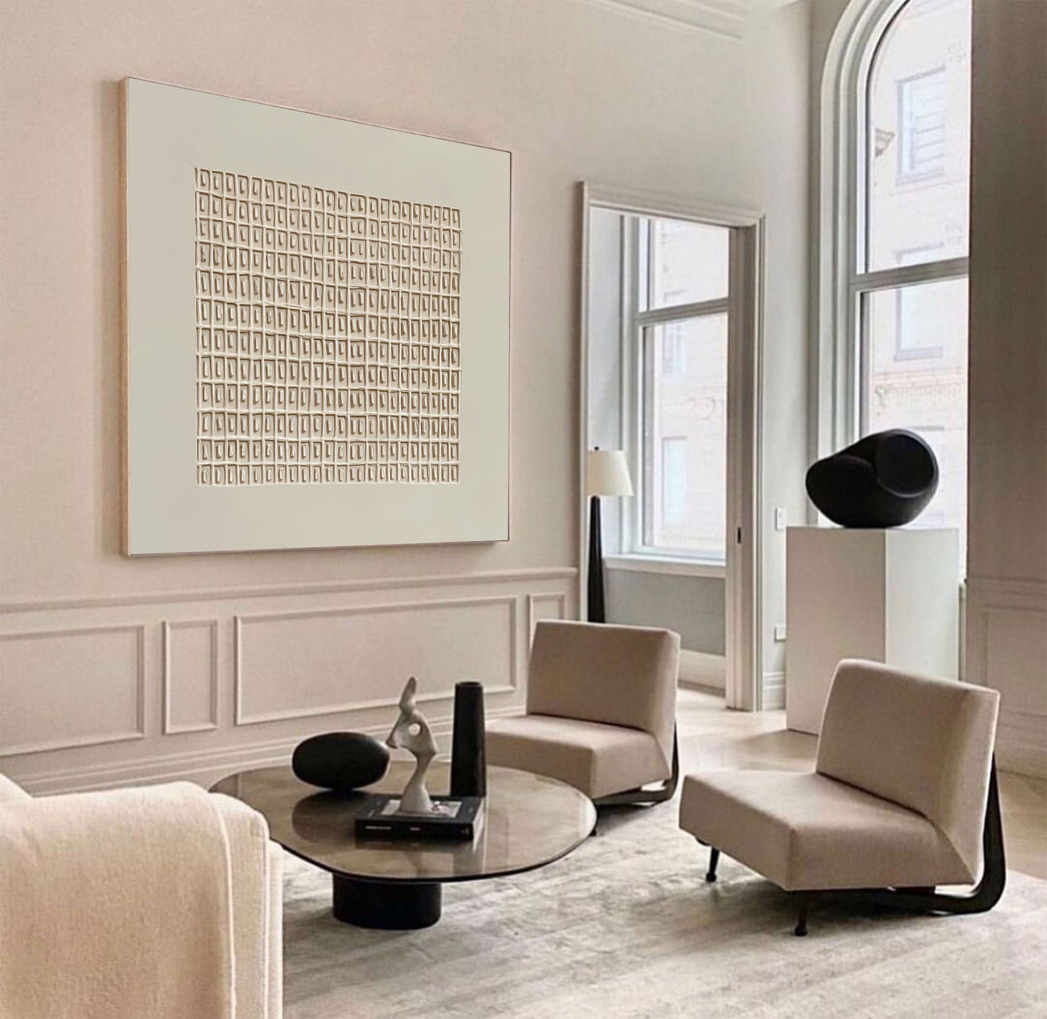 Contemporary Minimalist Wabi Sabi Art #WS 026 - Image 4