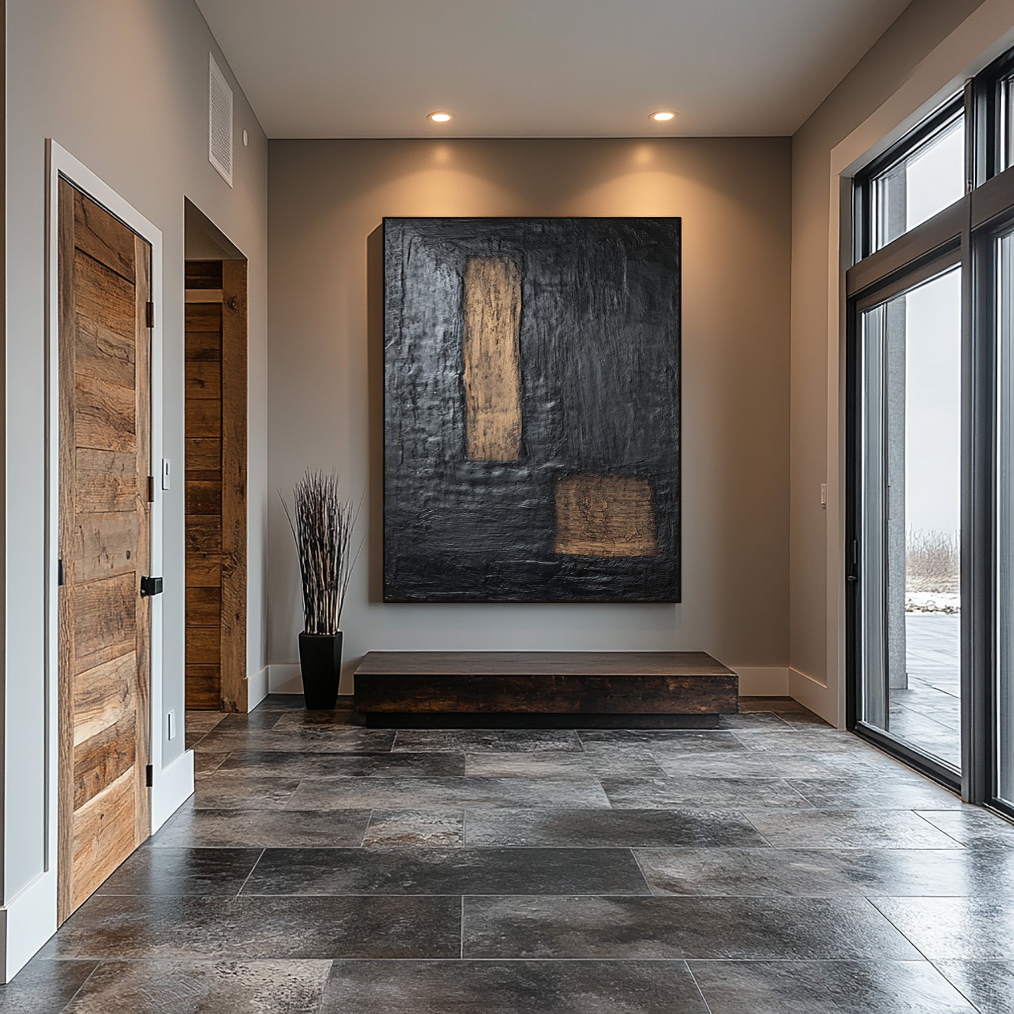 Gold and Black Artwork | Rich Textures #BBA 096 - Image 5