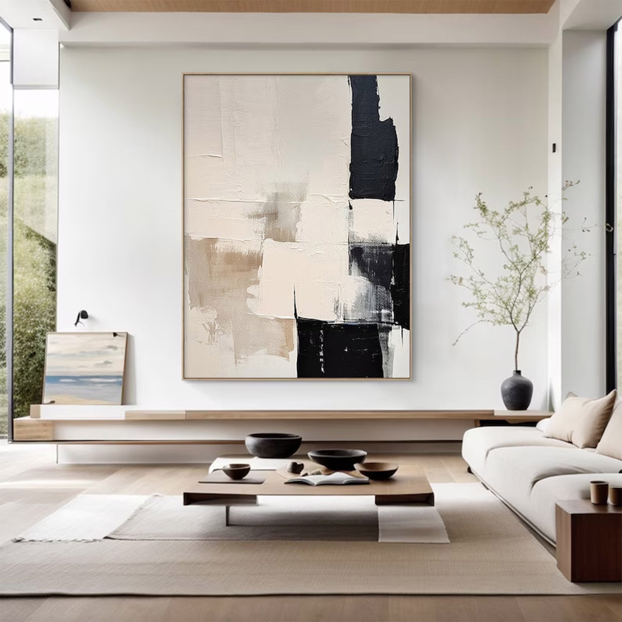 Large Textured White 3D Art | MuroArt #WG 101 - Image 3