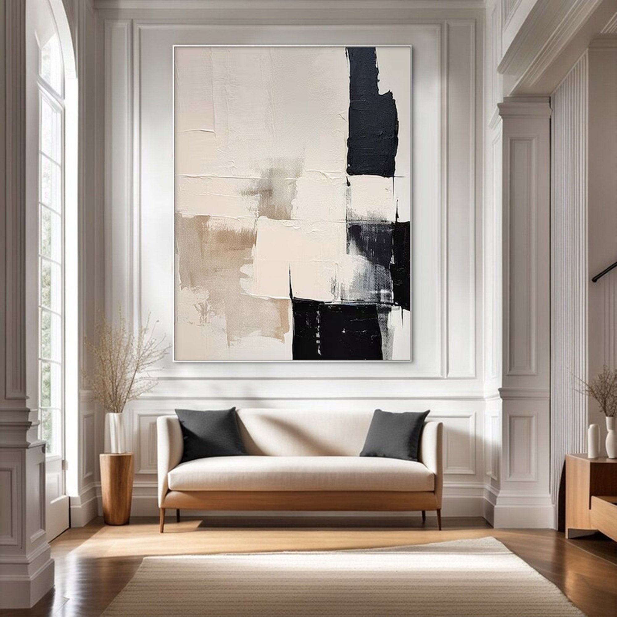 Large Textured White 3D Art | MuroArt #WG 101 - Image 4