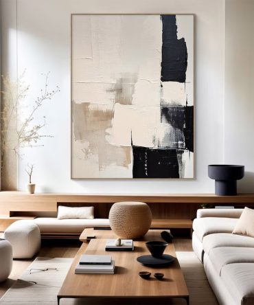 Large Textured White 3D Art | MuroArt #WG 101