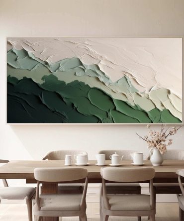 Blue & Green Minimalist Painting #BGM 040