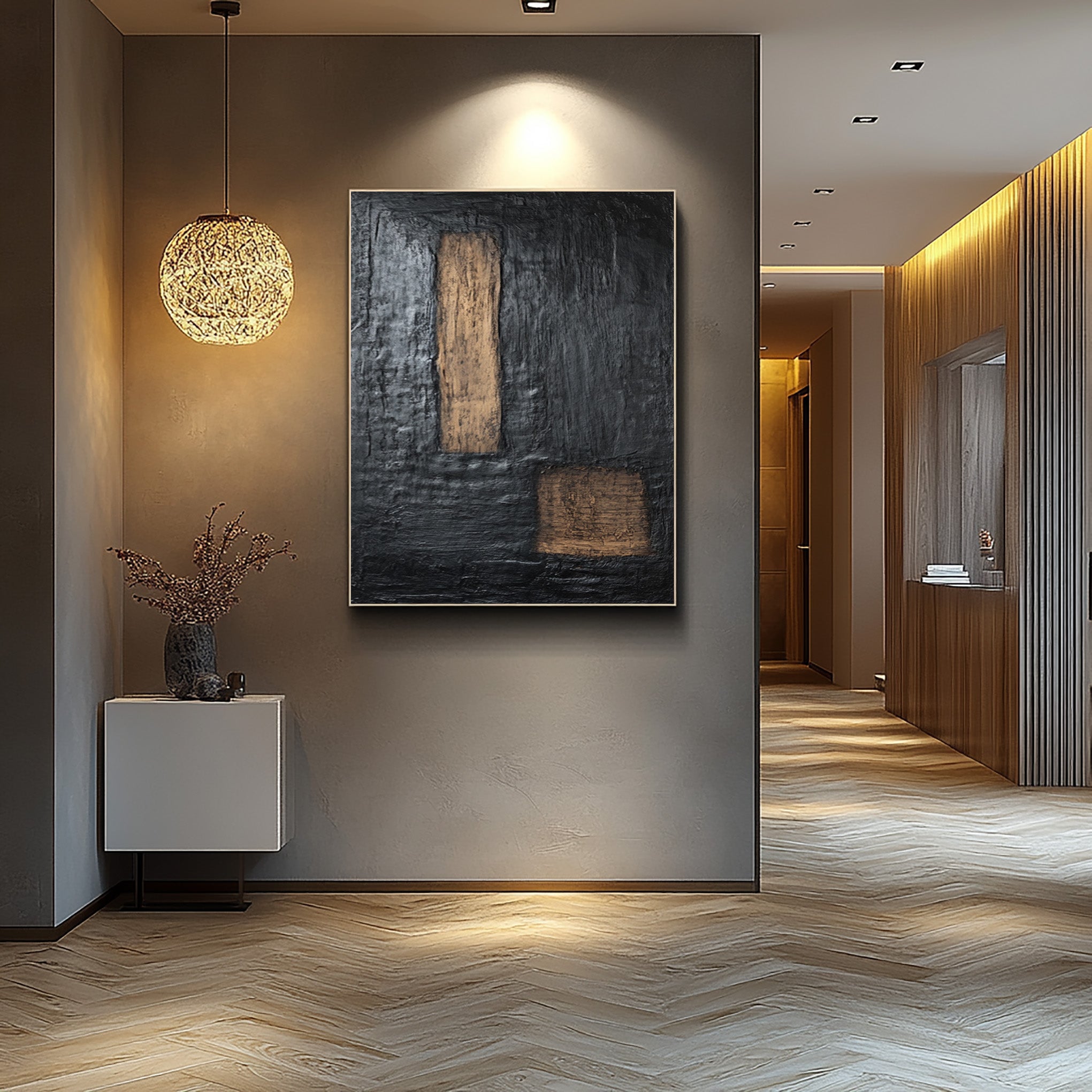 Gold and Black Artwork | Rich Textures #BBA 096 - Image 6