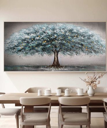 Blue & Green Minimalist Painting #BGM 038