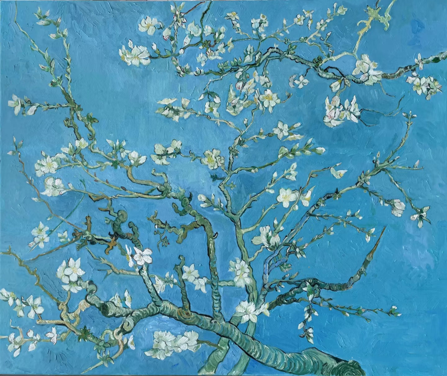 Van Gogh-Style Almonds, Impressionistic Nature Wall Art #BGA 188 - Image 3