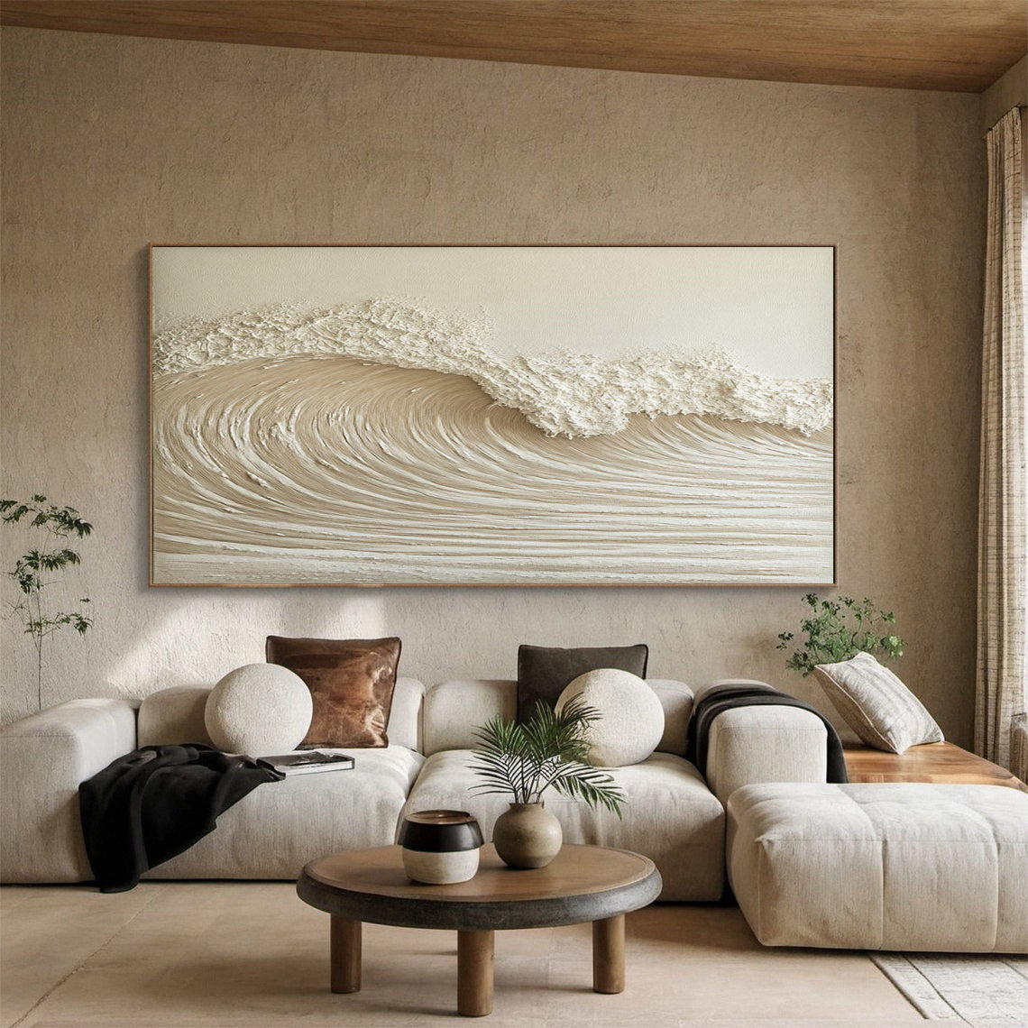 High-End 3D Wave Painting Luxury Wall Decor for Elegant Interiors #BBM 049 - Image 8
