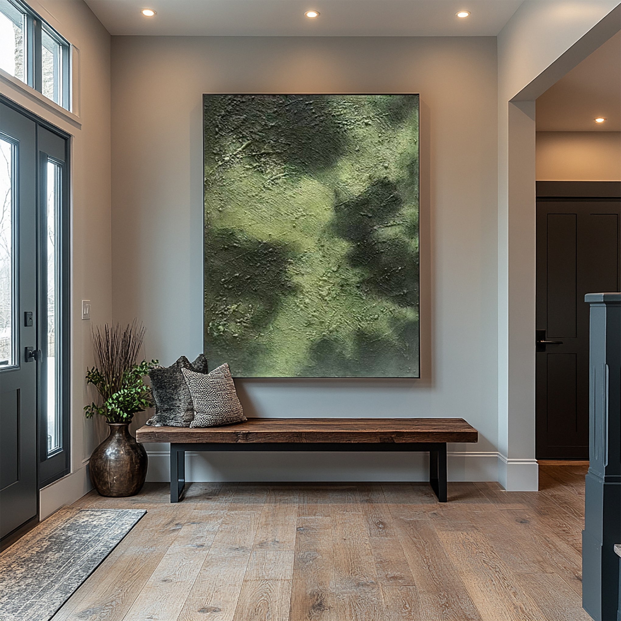 Modern Abstract Art with Rich Tactile Surface #BGA 351 - Image 2