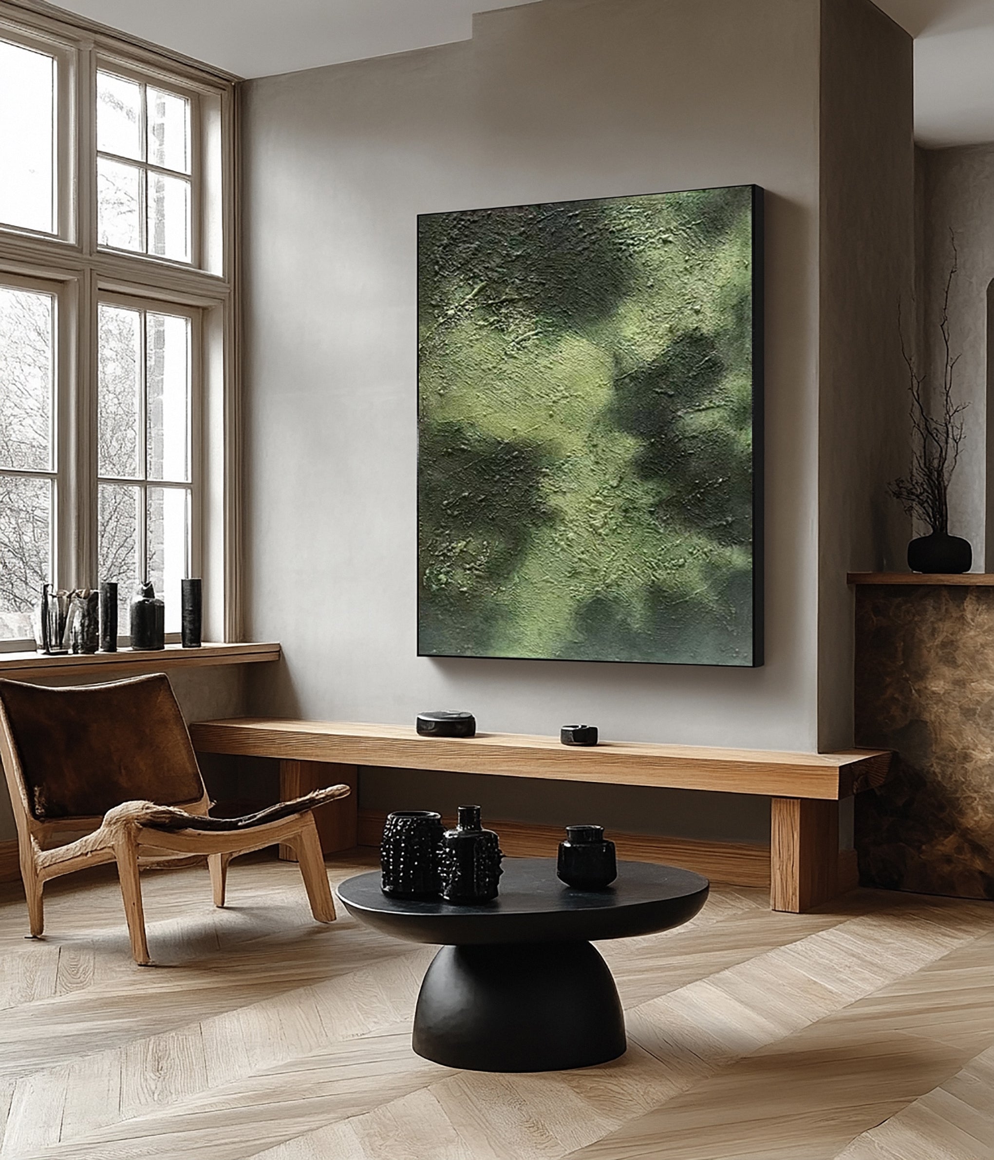 Modern Abstract Art with Rich Tactile Surface #BGA 351 - Image 3