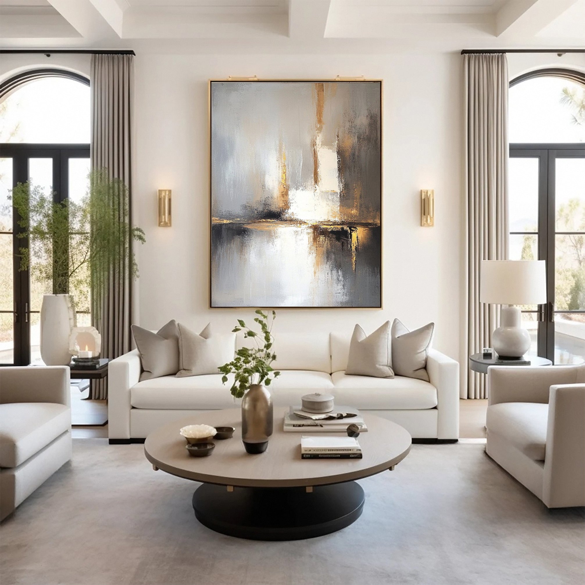 Large Abstract Art for Modern Decor #WS 049 - Image 2