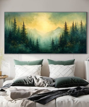 Golden Mist Enchanted Forest and Mountain View #CAP 053