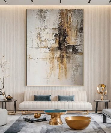 Large Abstract Art for Modern Decor #WS 050