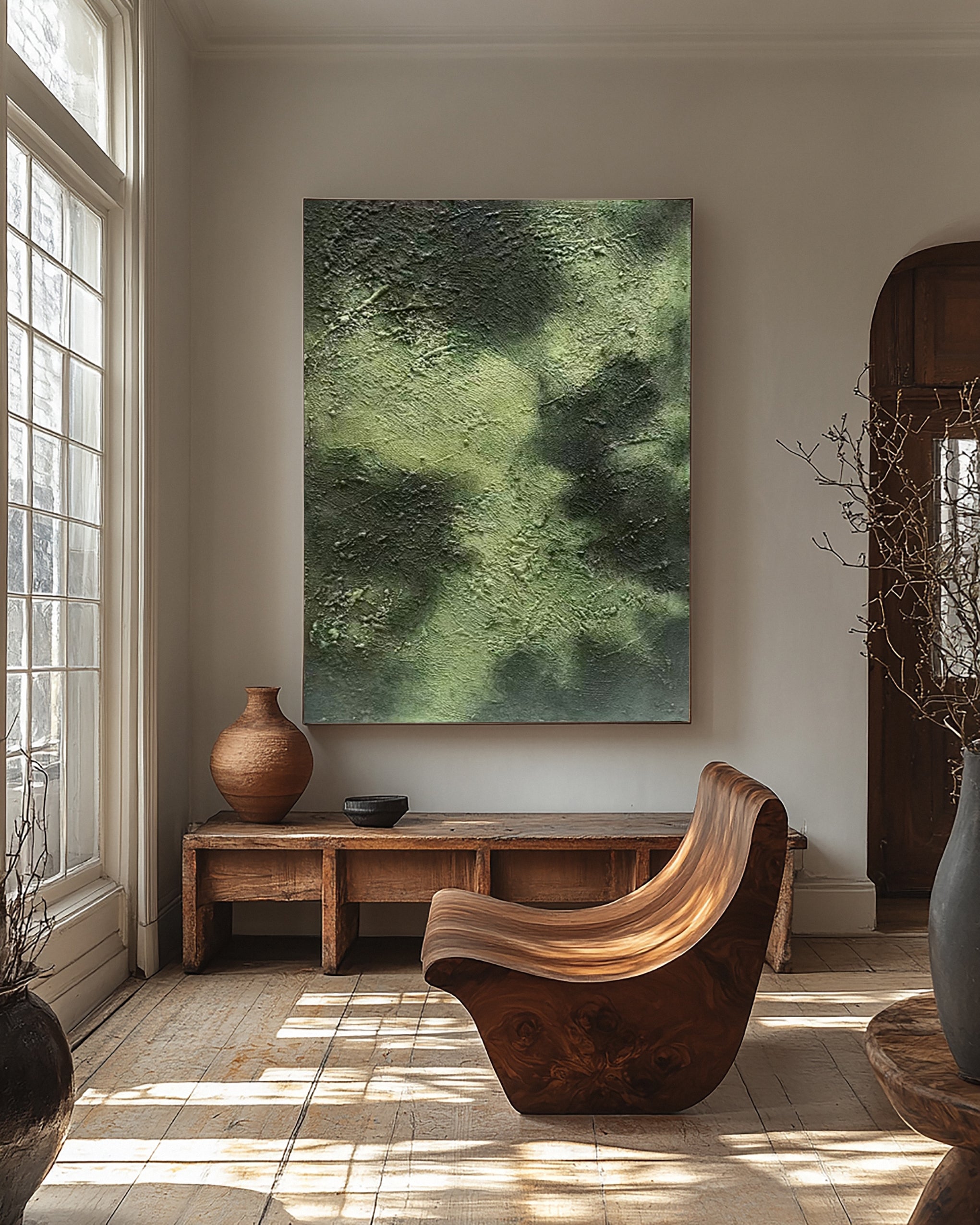 Modern Abstract Art with Rich Tactile Surface #BGA 351 - Image 8