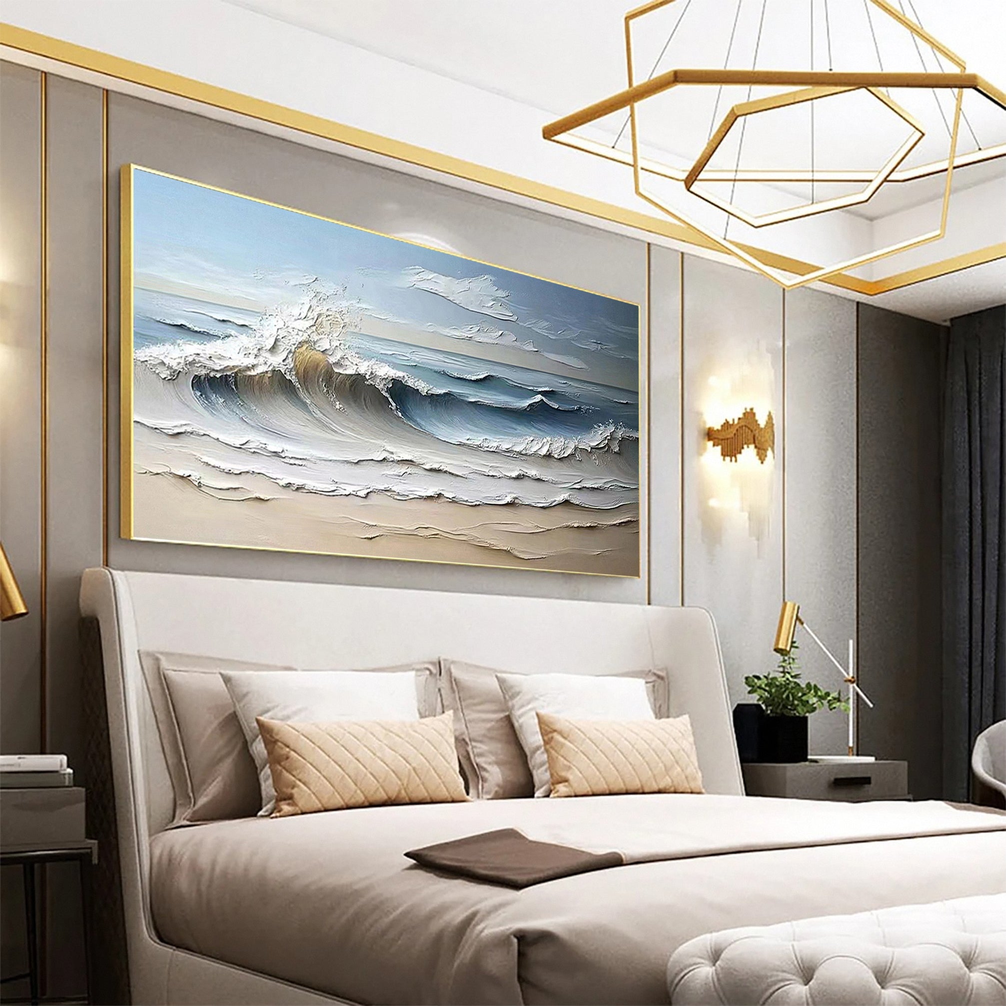 Seas Canvas Art Tranquil Ocean Waves for Serene Decor #OP 001 - Image 9