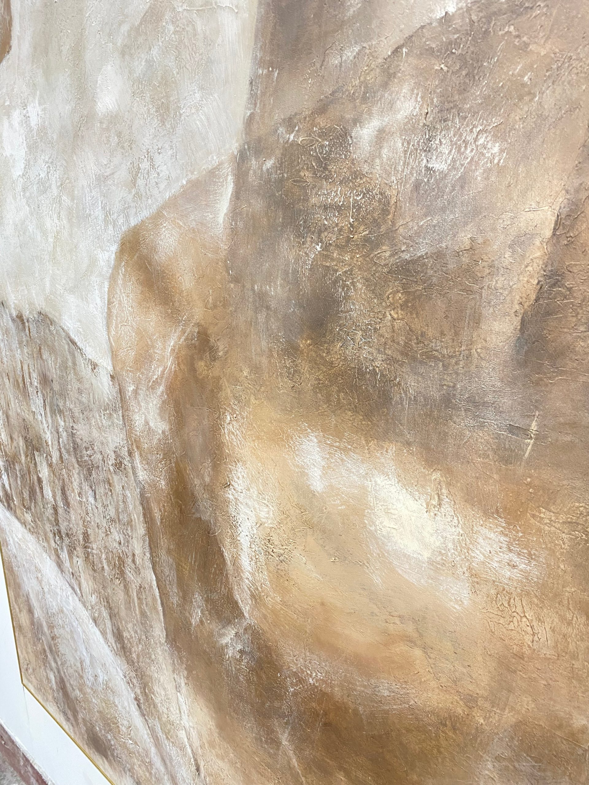 Beige & Brown Abstract Painting #BBA 067 - Image 9