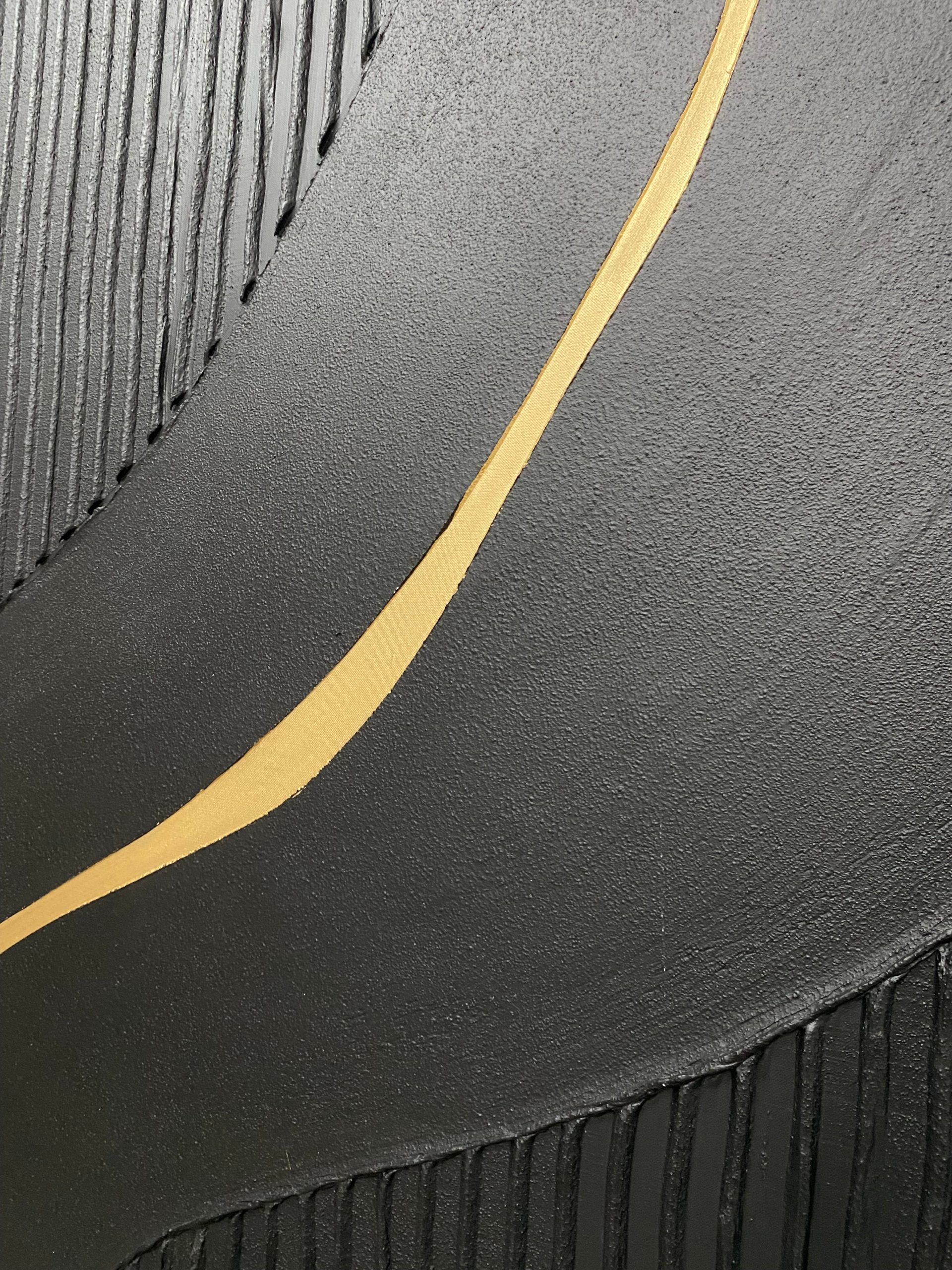 Black Minimalist Painting #BM 067 - Image 8