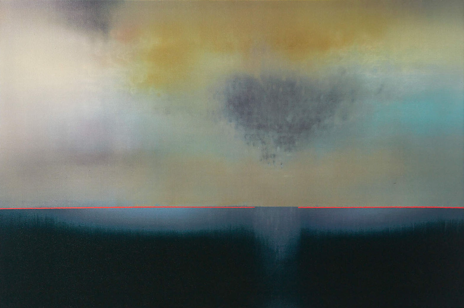 Subtle Color Layering, Abstract Horizon with Neutral Tones #BGA 122 - Image 3