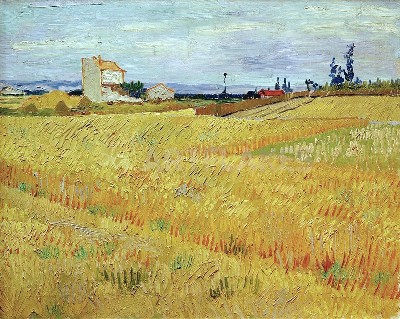 Wheat Fields, Vincent Van Gogh Inspired #BGA 104 - Image 14