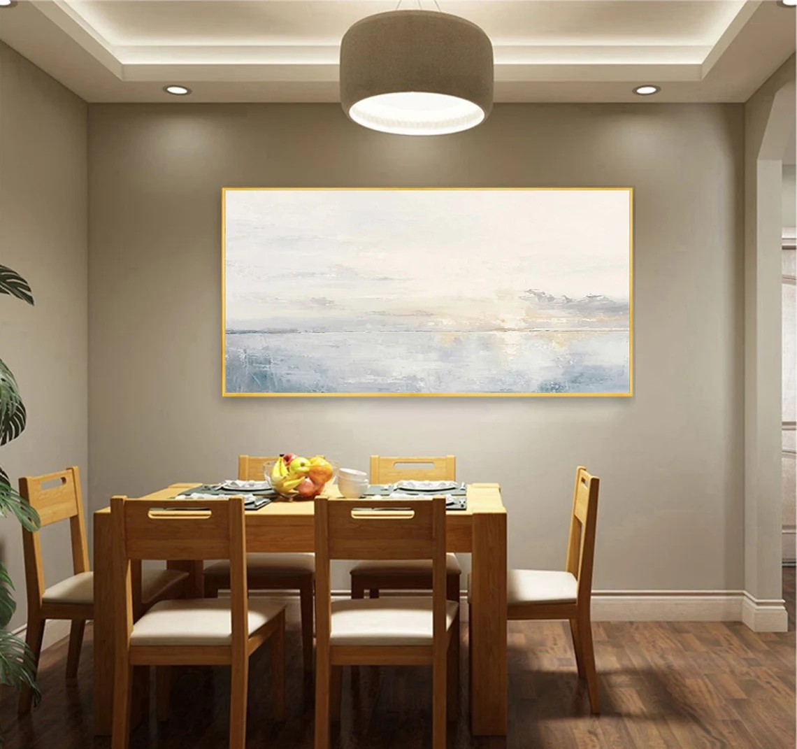 Modern Coastal Wall Art - Framed Canvas Artwork #BGA 031 - Image 2