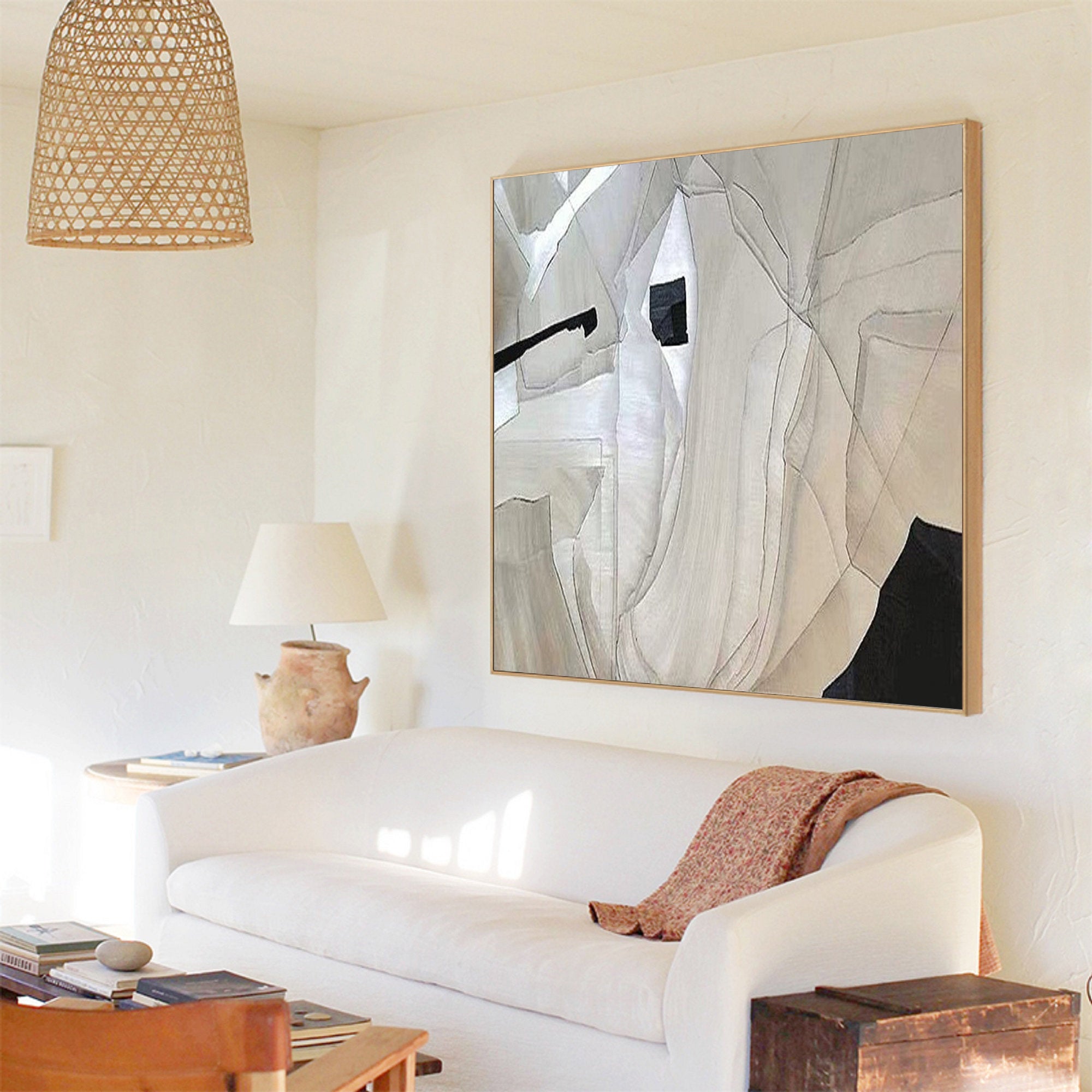 Wabi Sabi Abstract Painting #WS 003 - Image 8