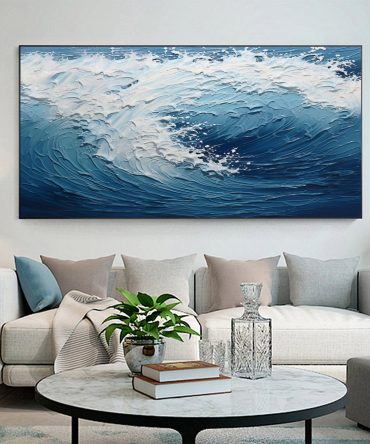 Blue & Green Minimalist Painting #BGM 039