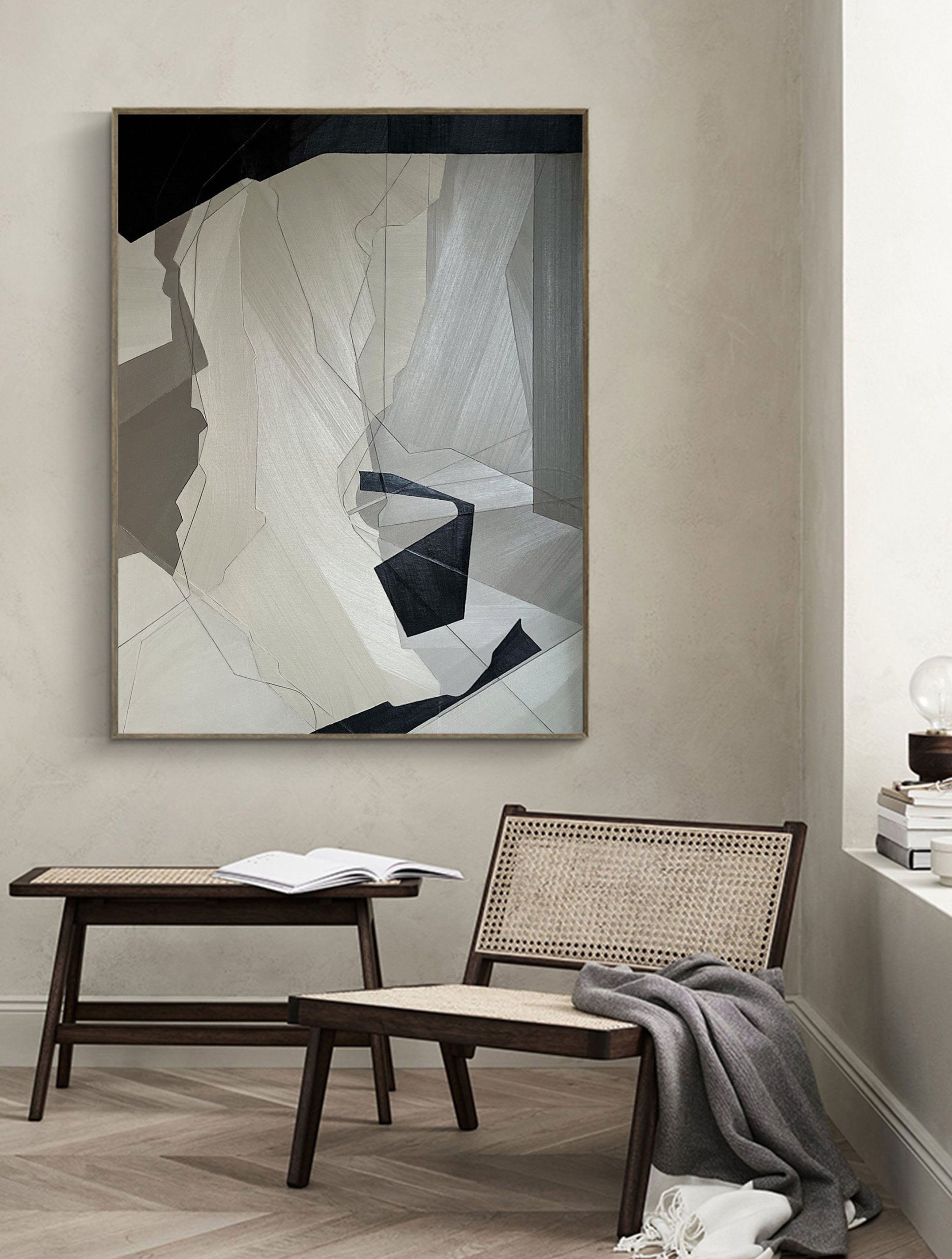 Wabi Sabi Abstract Painting #WS 008 - Image 5