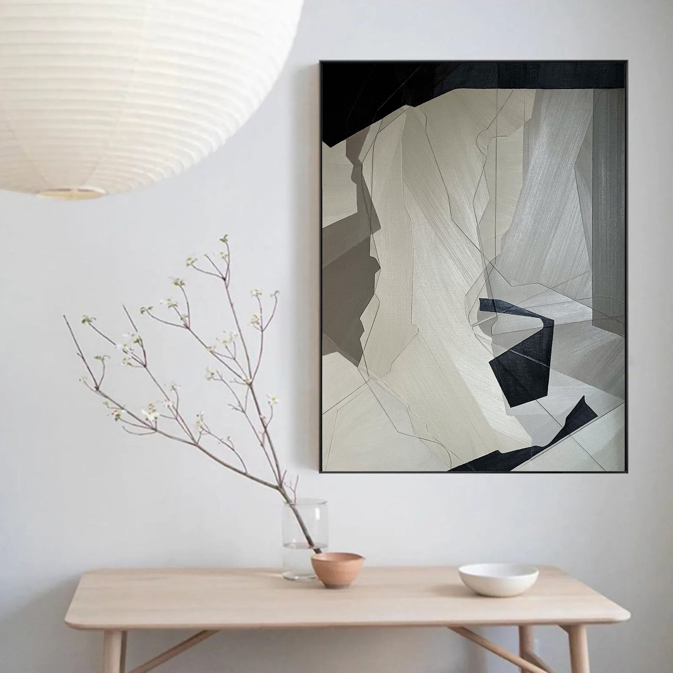 Wabi Sabi Abstract Painting #WS 008 - Image 6