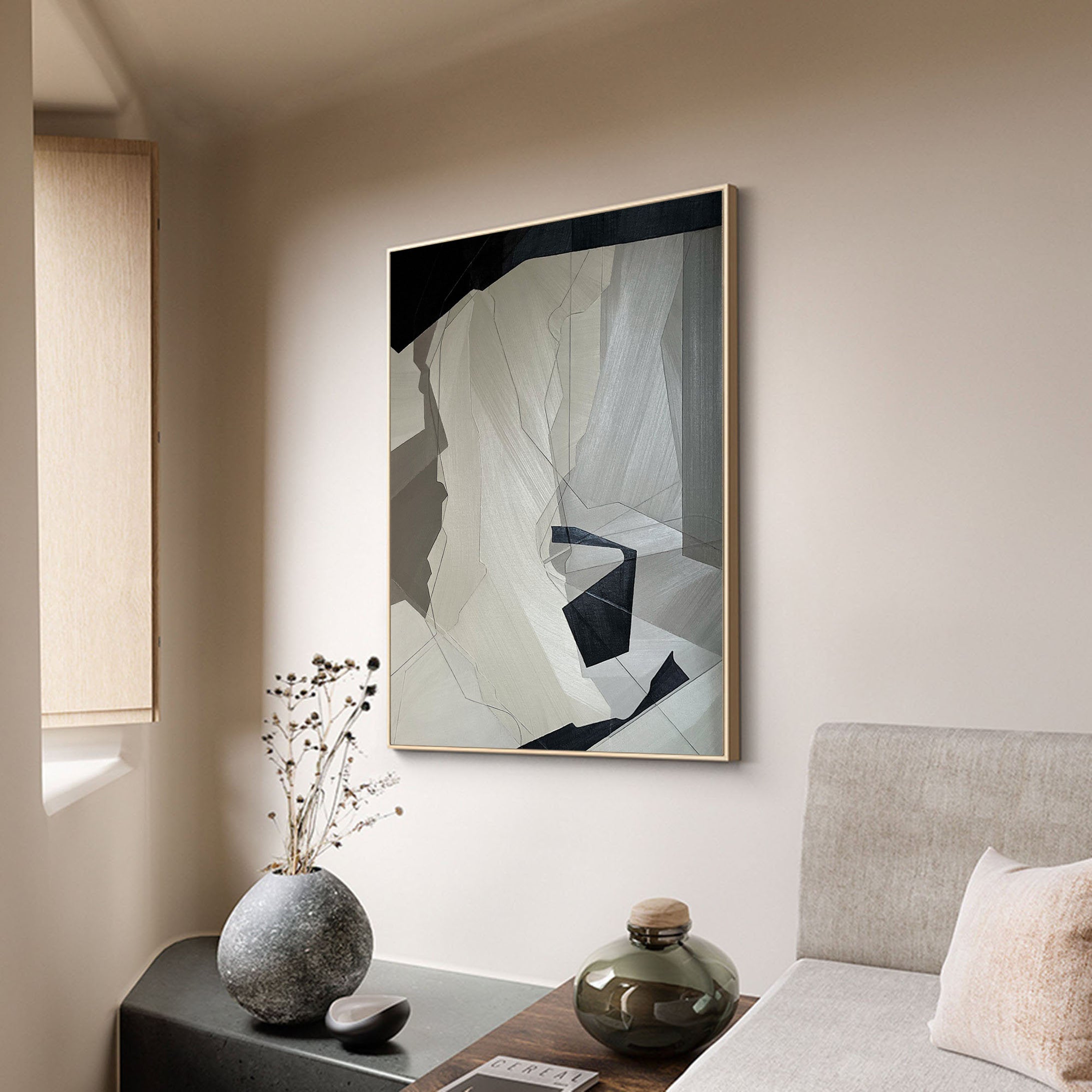 Wabi Sabi Abstract Painting #WS 008 - Image 7