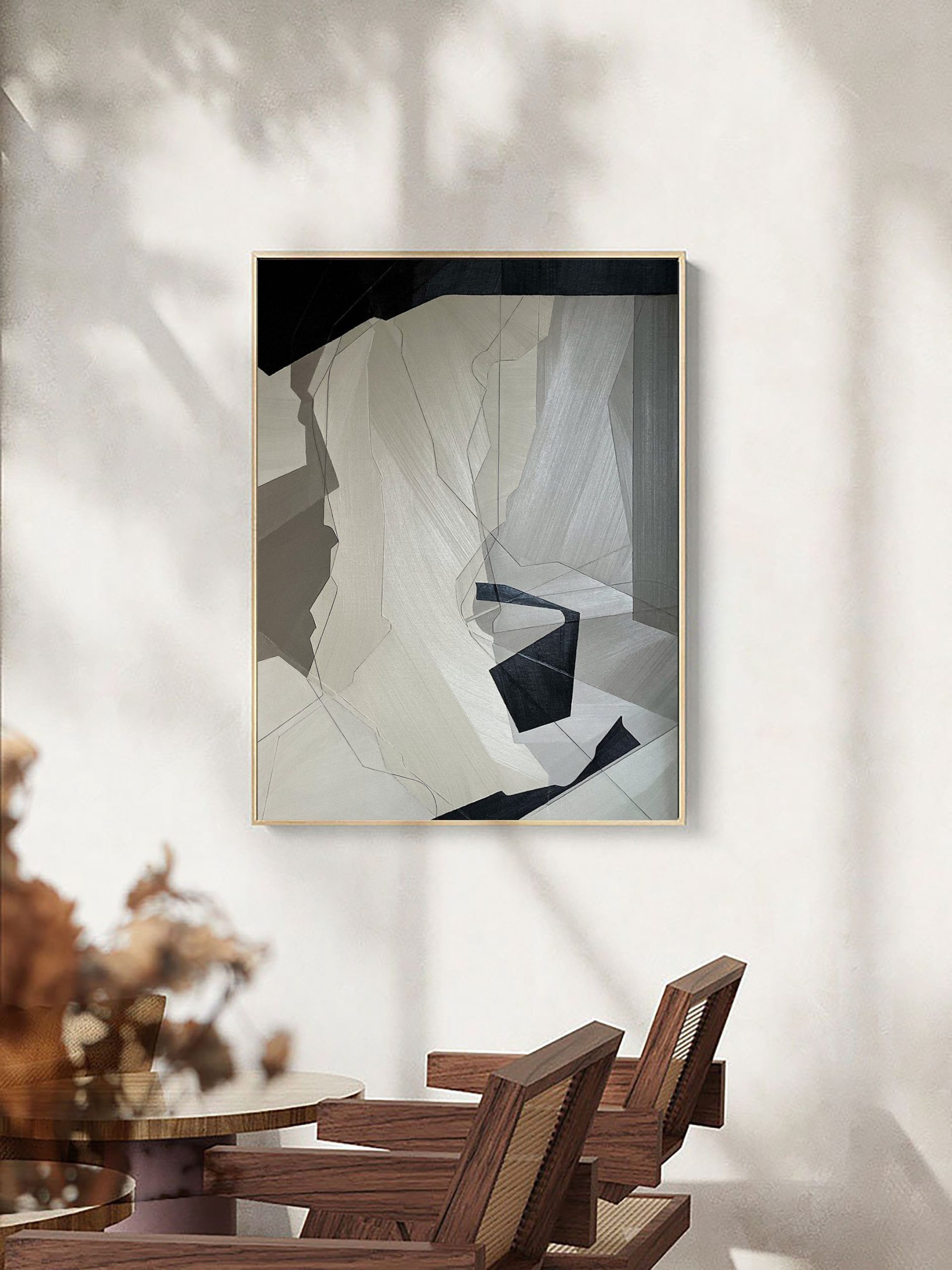 Wabi Sabi Abstract Painting #WS 008 - Image 9