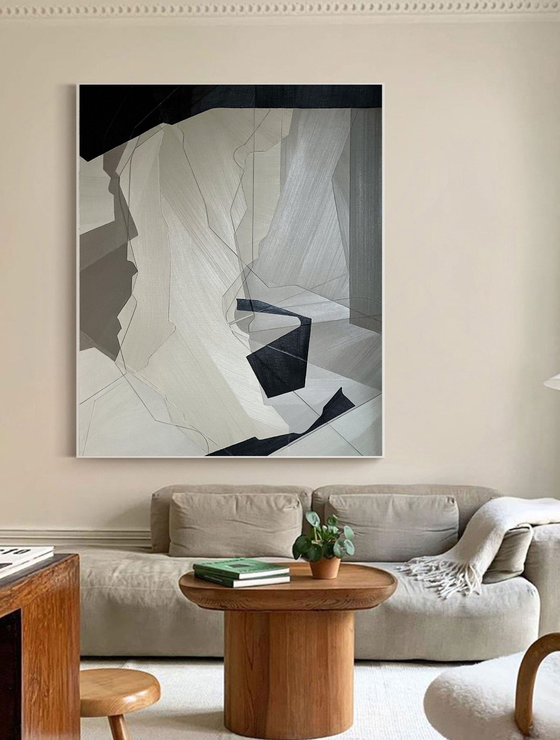 Wabi Sabi Abstract Painting #WS 008 - Image 10