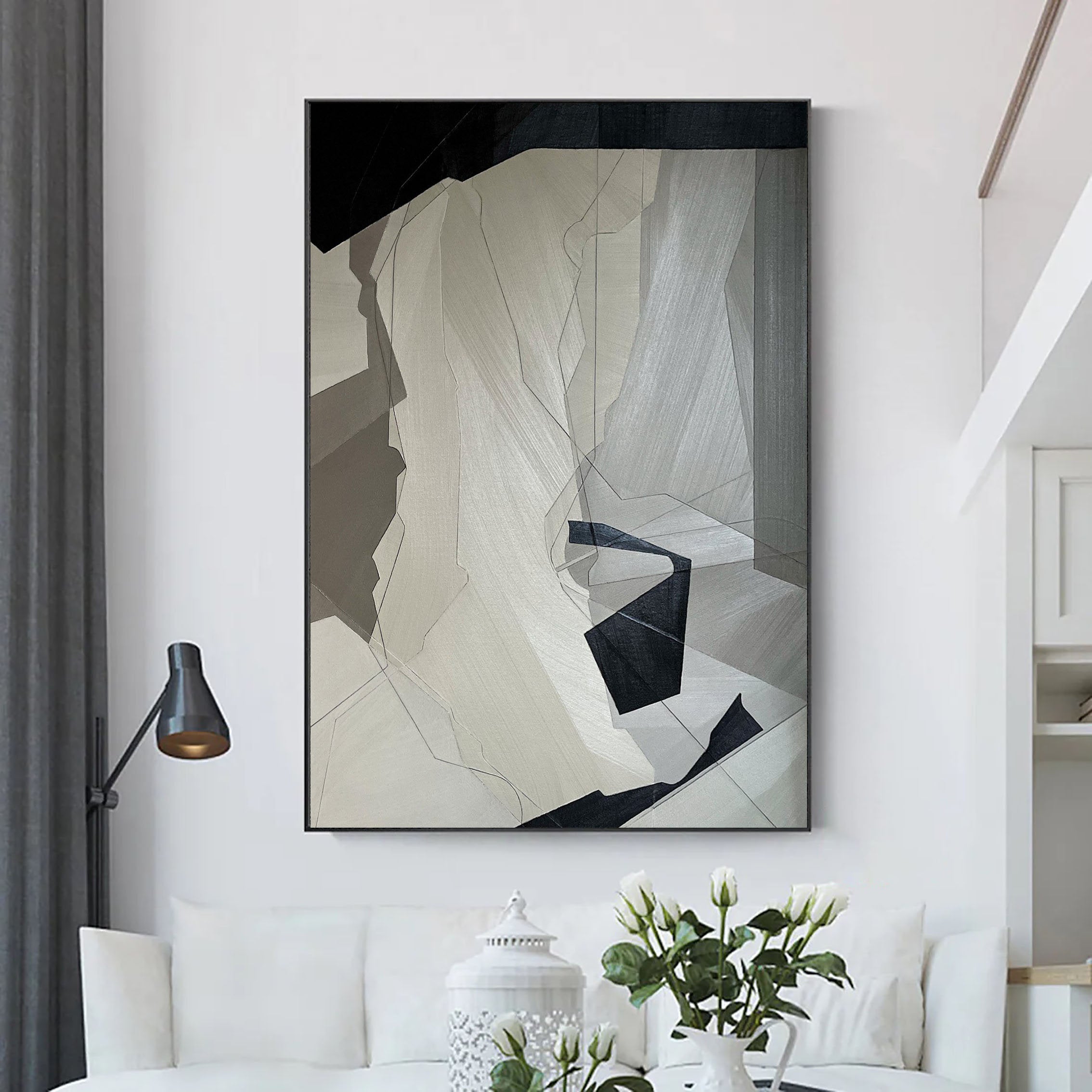 Wabi Sabi Abstract Painting #WS 008 - Image 11