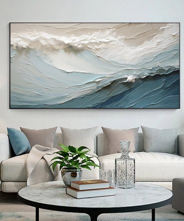 Blue & Green Minimalist Painting #BGM 009