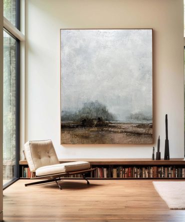 Grey Abstract Painting #GAP 008