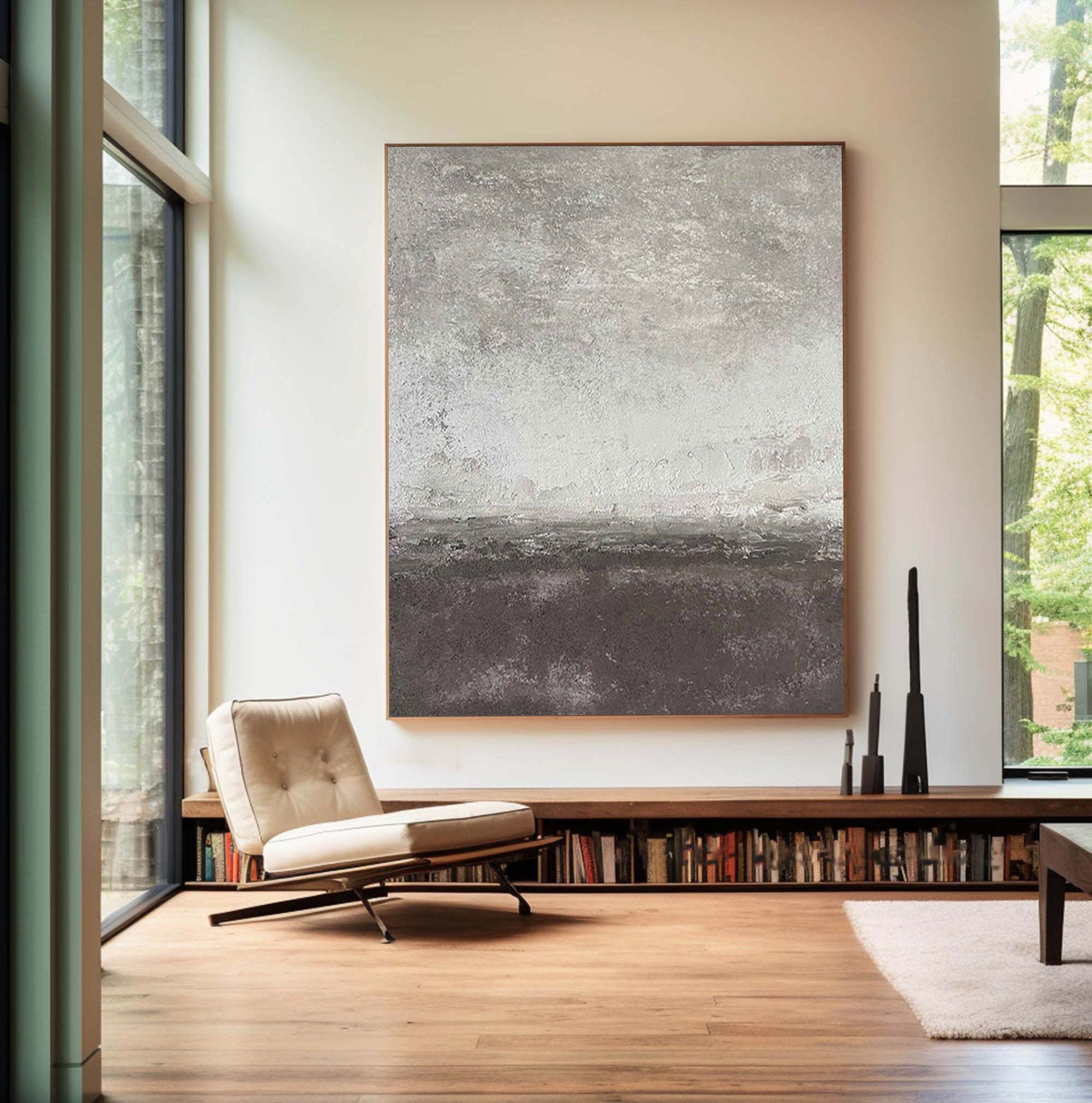 Grey Abstract Painting #GAP 005