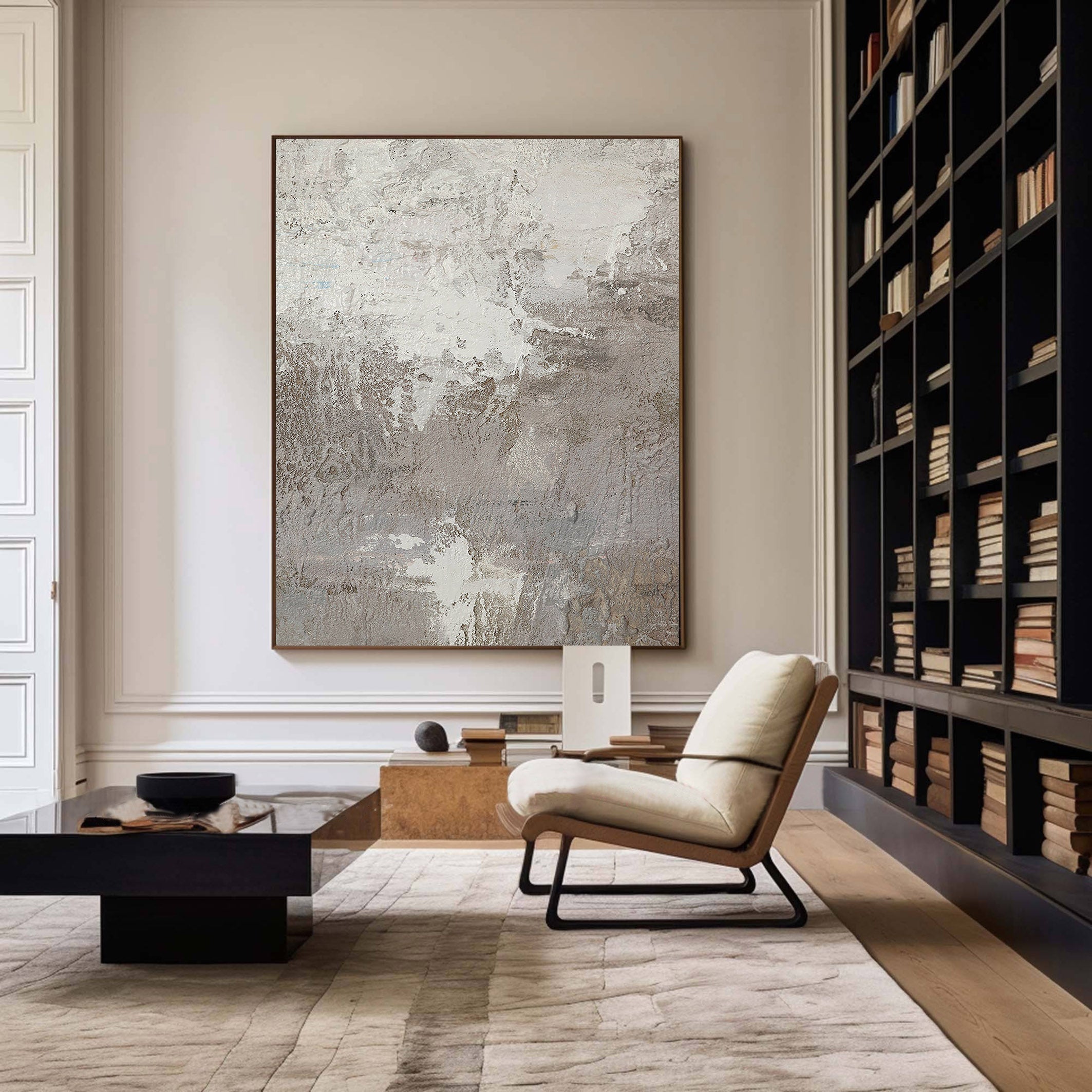 Grey Abstract Painting #GAP 004 - Image 6